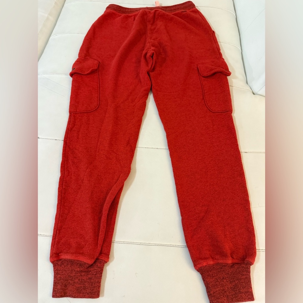 n:PHILANTHROPY red Sweatpants & sweatshirt & top 3 piece holiday coord Set small - Picture 11 of 14